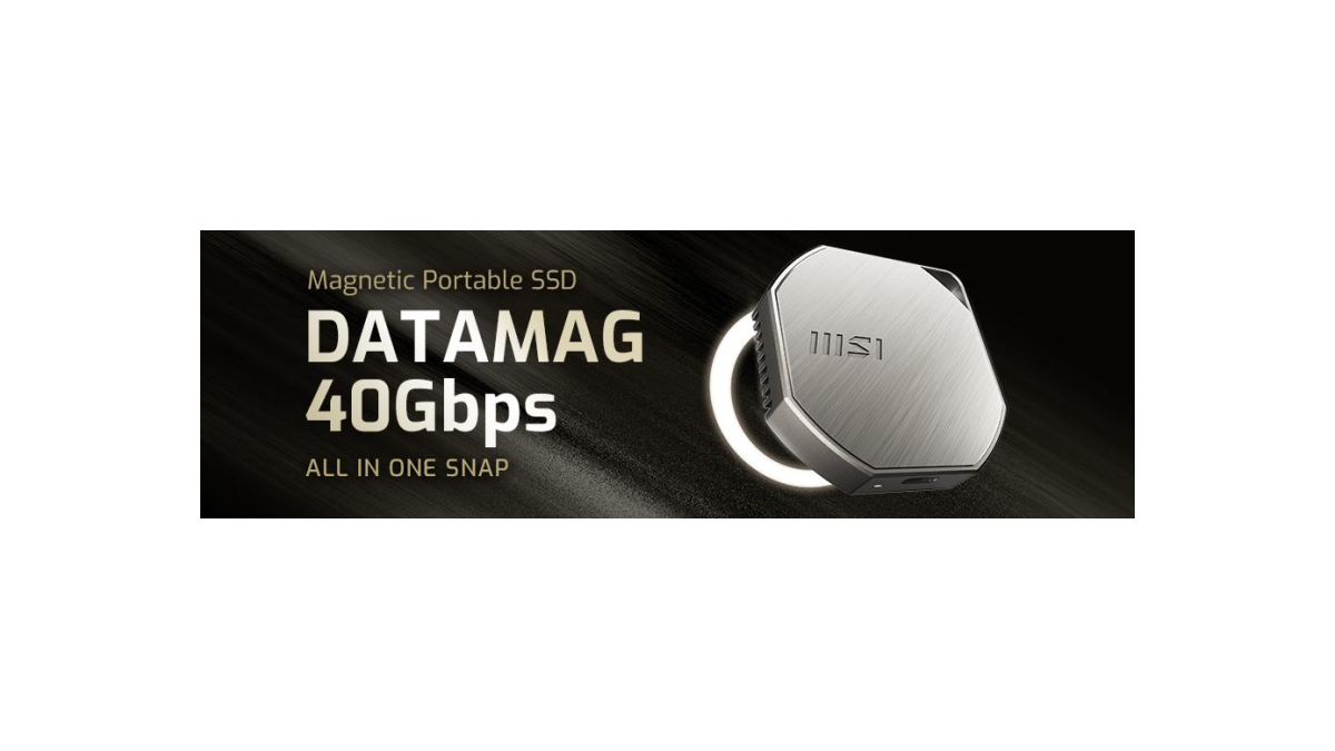 MSI präsentiert die portable DATAMAG 40Gbps