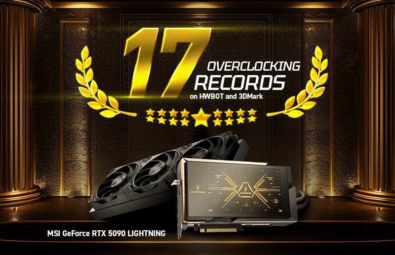 Rückkehr einer Legende: MSI stellt die GeForce RTX™ 5090 32G LIGHTNING auf der CES 2026 vor