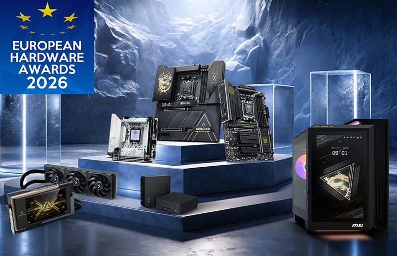 MSI triumphiert bei den European Hardware Awards 2026